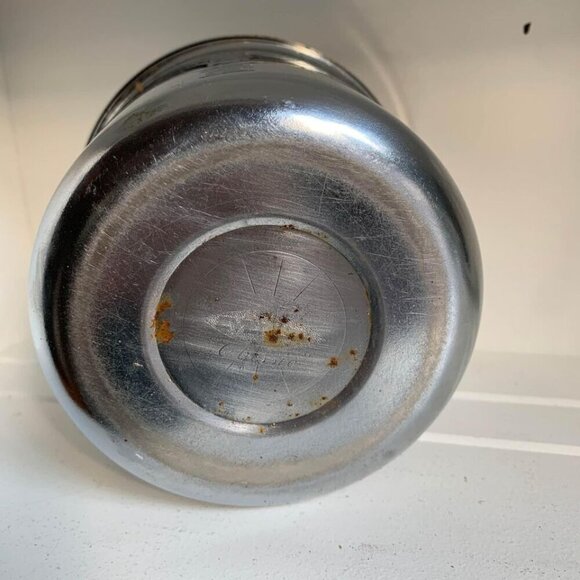 Vintage Everedy Chrome Coffee Canister With Lid - Picture 7 of 10